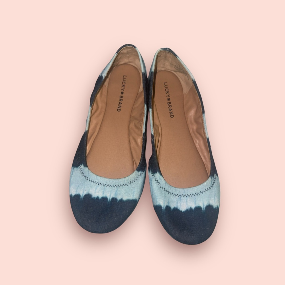 Lucky Brand Women's Blue and Black Loafers